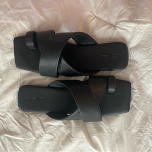 Black sandals